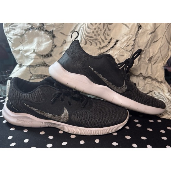 Nike Shoes - NIKE Flex Experience Run 10 Running Shoe Sneakers Black White Gray WOMEN'S 11